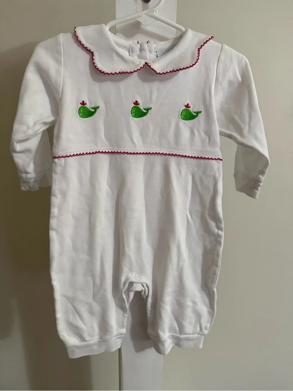 Little English Whale Romper